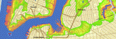 Hudson Estuary SLR map