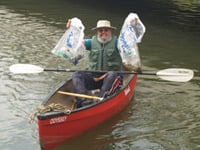 "The river is our inspiration and refuge and we all have our favorite places.  So get out with Riverkeeper once a year and clean up your favorite spot." -Russ Faller (pictured)