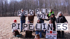 pipeline protestors