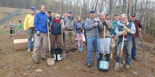 Catkills Mountain Trout Unlimited Tree Planting