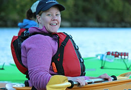 Beth Kayaking on the Hudson-260x180