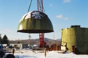 Dismantling reactor dome