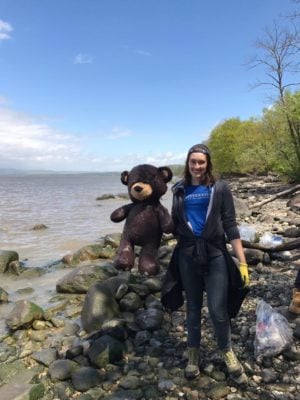 Jen-Benson with Bear (Croton Point Park, Sweep 2017) (1)