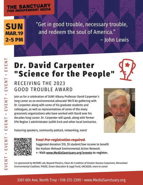 Dr. David Carpenter flyer