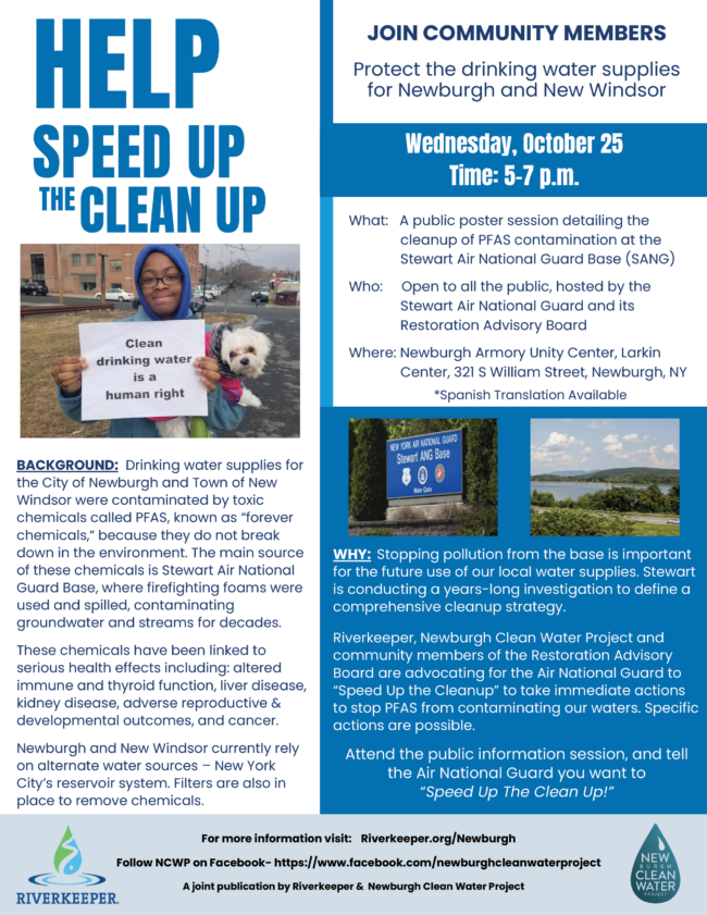 HELP SPEED UP THE CLEANUP-flyer-English